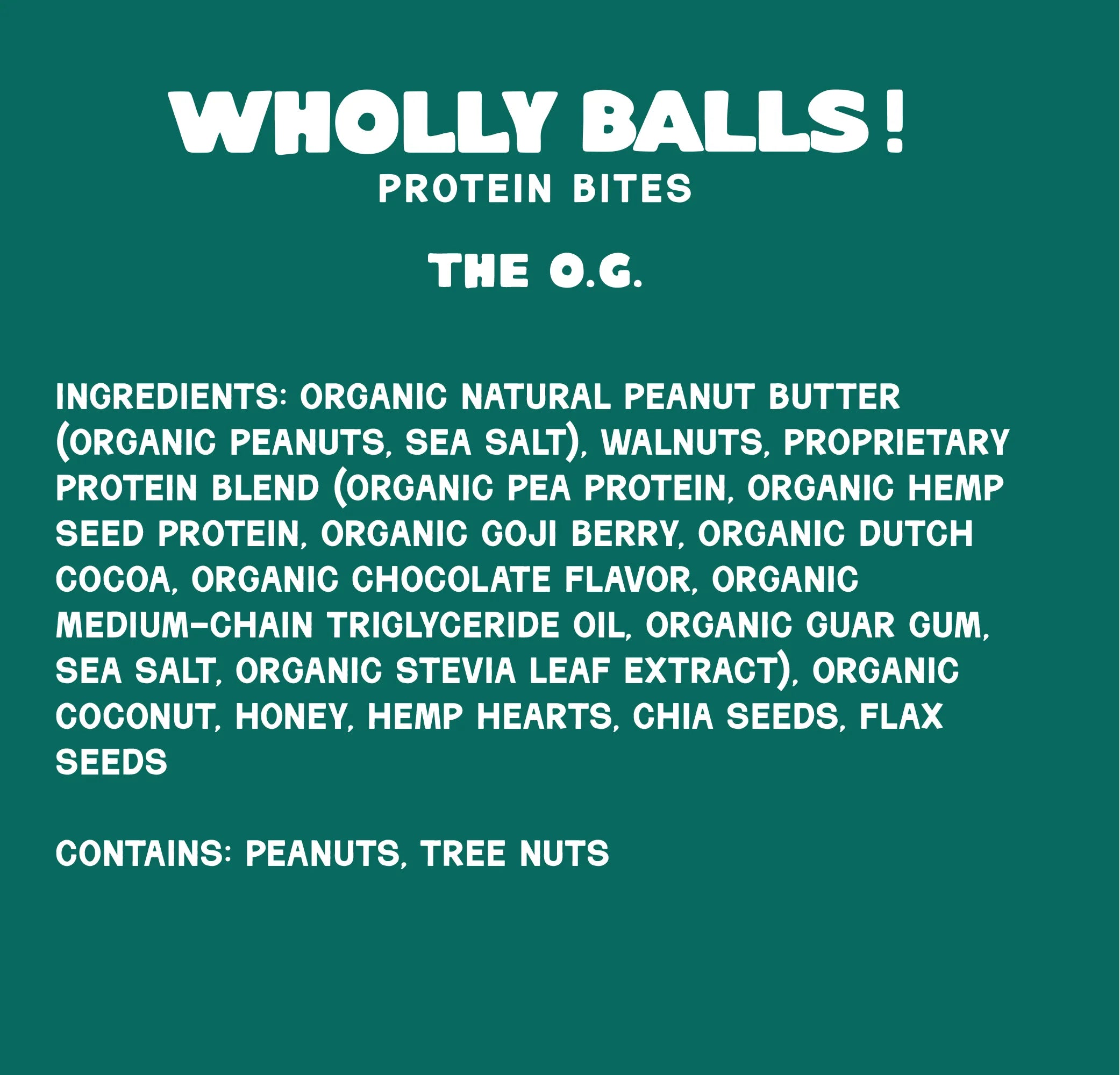 Protein Balls- Wholly Balls